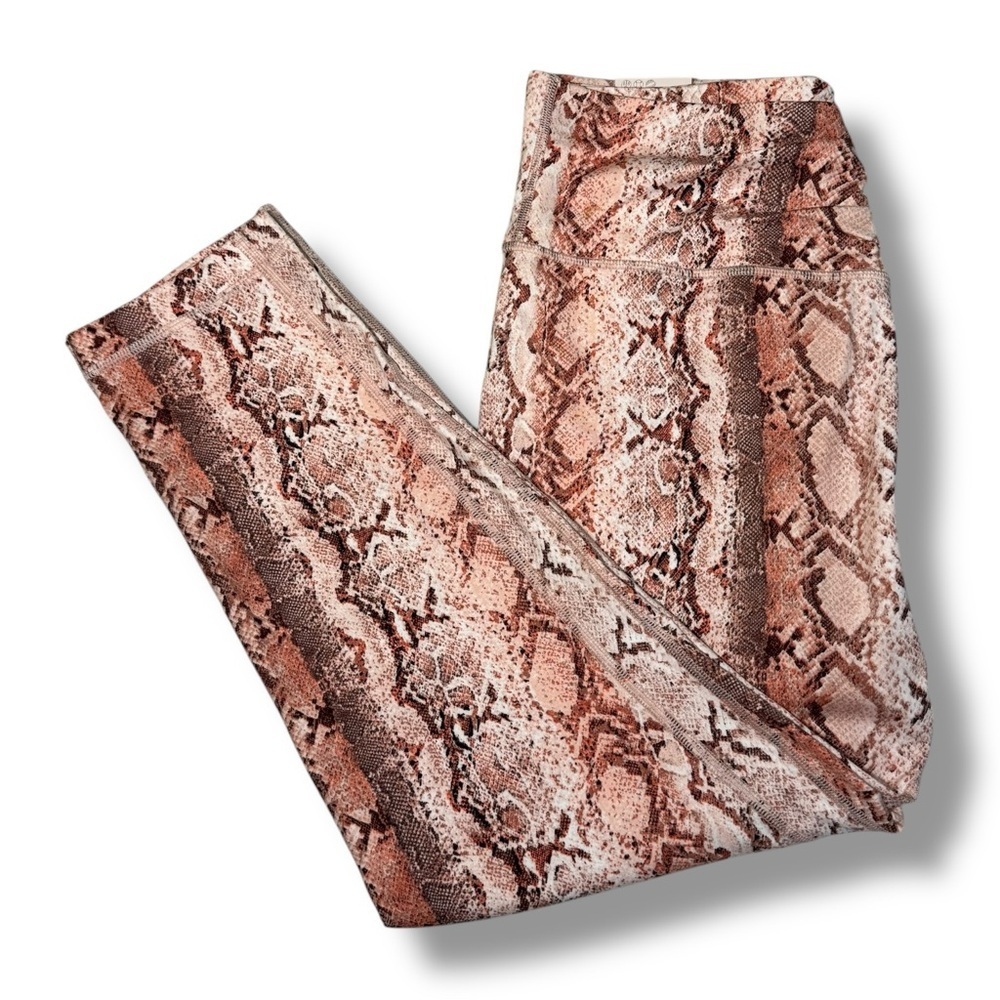 Victoria’s Secret Cloud Legging Peach Snakeskin Size XL